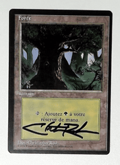 V1173: Forest/Foret: MP: 1994: French: Signed/Autographed: Christopher Rush: Black